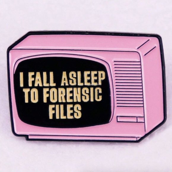 💚 2 for $20 💚 Forensic Files - True Crime / Murderino Novelty Enamel Pin - Picture 2 of 7